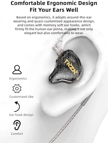 Experience Unmatched Audio Fidelity with Keephifi KZ ZVX In-Ear Monitor Earphones – 10 mm Dual Cavity Dynamic Driver, Premium Metal Shell, Detachable 2-Pin Silver-Plated Cable, and Integrated Mic for Audiophiles and Musicians – Superior Sound Quality and Comfortable Fit for All-Day Listening