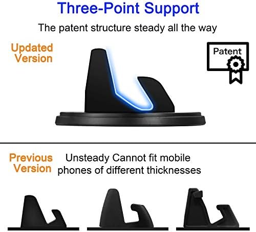Revolutionary 360° Rotating Dashboard Phone Holder – Universal Car Mount for i Phone and Samsung Devices, Effortless Hands-Free Operation with Non-Slip Grip, Perfect for Safe Navigation and Communication on the Road – Easy Installation, Enhanced Compatibility for All Smartphone Sizes