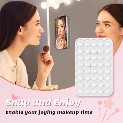 Transform Your Content Creation with the Ultimate Magnetic Phone Mount for Mag Safe Cases – Versatile Silicone Holder for i Phone & Android, Perfect for Selfies, Vlogging, and Shower Streaming – Trendy Light Blue Accessory for Tik Tok Creators and Influencers Seeking Effortless Hands-Free Use