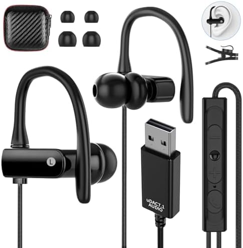 Unleash Crystal-Clear Audio with ASKUBSKU Premium USB Headset – Over-Ear Wired Headphones with Noise-Canceling Mic for Gaming, Online Learning, and Professional Use, 8.2 Ft Cord for Ultimate Flexibility, Ergonomically Designed for Comfort During Extended Wear, Built-in Mute Function for Enhanced Privacy, Durable Construction for Long-lasting Performance, Enjoy Superior Sound Quality and Effortless USB A Connectivity for Seamless Integration with PCs and Laptops