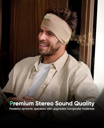 Perytong Wireless Bluetooth Sports Headband Headphones – Ultimate Comfort & Crystal-Clear Sound for Sleep, Yoga & Jogging – Perfect for Insomnia Relief, Meditation, and Easy Device Pairing