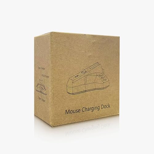 kwmobile Bluetooth Mouse Charging Station – Sleek Docking Solution for Logitech G PRO X Superlight, G Pro Wireless, G903, G703, G403 – Fast Charging & Compact Design for Gamers – Durable & Easy to Use – Elevate Your Gaming Setup Now