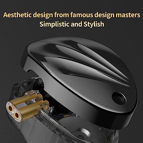 KZ Krila Tunable Hybrid In-Ear Monitors – Premium Heavy Bass Earbuds with Detachable Cable and Foam Eartips for Musicians and Audiophiles – Exceptional Sound Clarity & Customizable Audio Experience