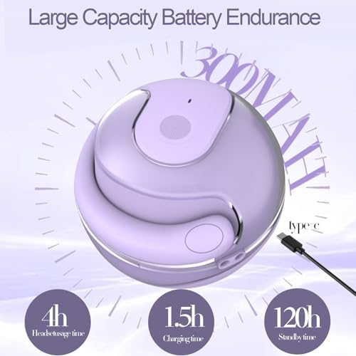Experience Next-Level Awareness with GGSTOPWATER Open Ear Bluetooth 5.4 Earbuds – Ultra-Lightweight, IPX5 Waterproof Sports Headphones Featuring Ergonomic Earhooks and Built-In Microphone for Optimal Comfort and 48-Hour Playtime, Ideal for Running, Workouts, and Daily Commutes (Black)