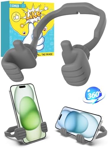 Cell Phone Stand Thumbs Up Lazy Phone Stand – Phone Holder 2025 College Graduation Gifts for Her Him Cellphone iPhone Stand for Desk Birthday Gifts for Teens Girls Boys Adults Women Men Wife – Enhanced Compatibility and Speed