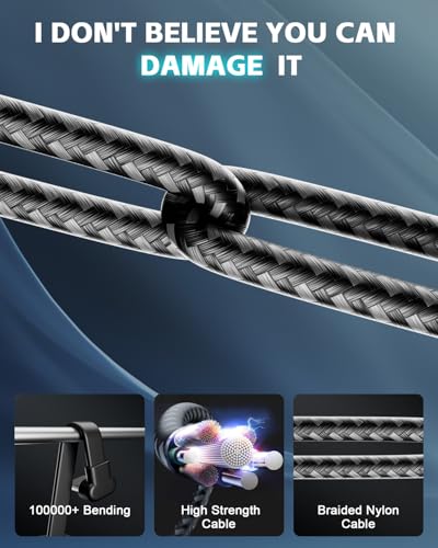 Revolutionize Your Charging Routine with 6 ft USB C to USB C Cable: 60 W Fast Charge, Durable Nylon Braided Design, 90-Degree Right Angle Connector for Enhanced Accessibility – Ideal for i Phone 16/15 Pro Max, Mac Book Pro, i Pad, Google Pixel, and Samsung Devices