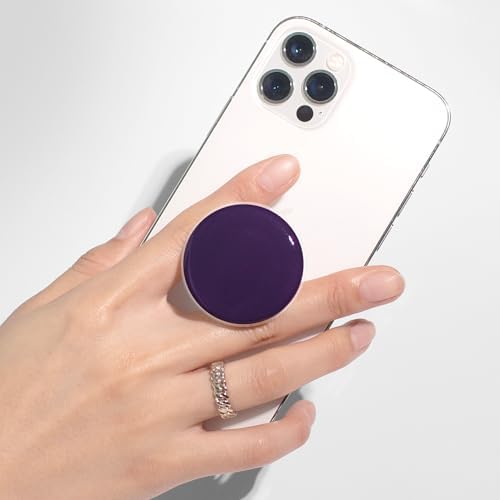 Transform Your Mobile Interaction with the On The Grip Macaron Color Collapsible Phone Grip & Stand – Chic White Round Holder for Optimal Device Control, Universal Compatibility, and Effortless Hands-Free Viewing – Ideal Smartphone Accessory for Secure Handling and Travel-Friendly Design