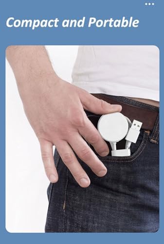 Premium 2-Pack 3.3 FT USB C Charging Cable for Google Pixel Watch – Innovative Magnetic Charger for Swift Power Delivery, Exceptional Compatibility, and Stylish Design – Ideal Smartwatch Charging Solution for Home, Office, and Travel Adventures