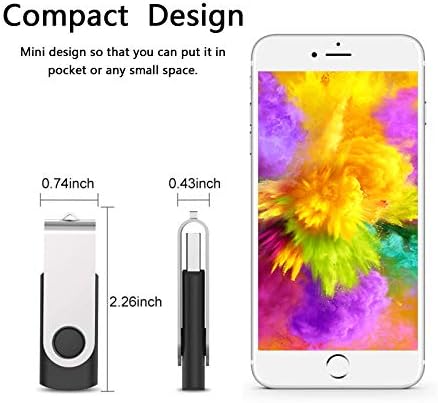 KOOTION 10 Pack USB 3.0 32 GB Flash Drive – Ultimate High-Speed Portable Memory Stick for Effortless File Storage and Transfer, Sleek Black Design for Professionals and Students