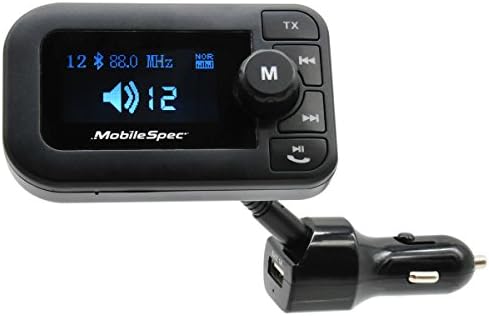 Ultimate 12 V Car Charger & Bluetooth FM Transmitter – Fast 2.1 A USB Charging, Hands-Free Microphone & LED Display for Enhanced Driving Connectivity and Entertainment