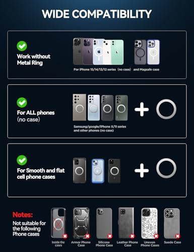 JOYROOM 15 W Mag Safe Car Mount Charger – Ultra Magnetic Wireless Charging Holder for i Phone 16 Pro Max, 15, 14, 13, 12 & Mini – Secure, Fast Car Vent Charger for Hands-Free Navigation & Communication – Sleek Design for Modern Vehicles