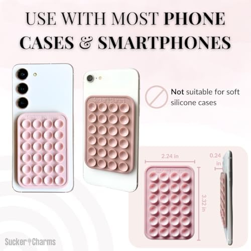 Lavender Fizz Silicone Phone Mount – Versatile Hands-Free Suction Holder for i Phone & Android – Ideal Tik Tok Filming & Video Call Accessory – Secure, Removable Grip for Effortless Mobile Use – Stylish & Functional Design for On-the-Go Convenience