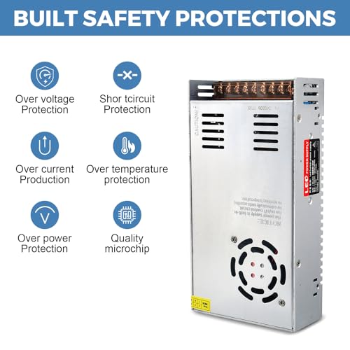 Universal 24 V 10 A AC/DC Power Supply Adapter – 240 W High-Efficiency Switching Converter for LED Lighting & CCTV Systems – Superior Voltage Stability with Advanced Safety Features for Secure Device Performance