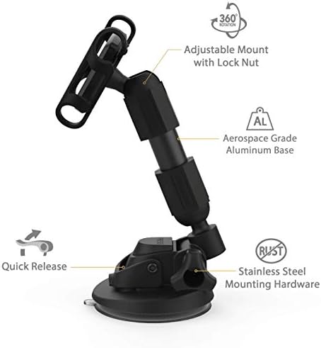 Powerful SCOSCHE PSM11023 Terra Clamp Magic Mount – Heavy-Duty Suction Cup for Secure Smartphone Navigation and Enhanced Compatibility