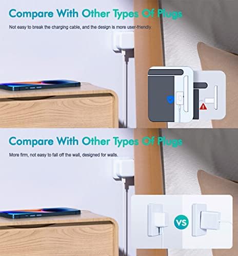 IEFUU 35 W Dual USB-C Compact Power Adapter – Fast Charging Wall Charger for i Phone 16, 15, 14, 13, 12 Pro Max, Plus, Mini & Air Pods – Lightweight Design with C to C Cable for i Pad & Enhanced USB-C Device Compatibility – Optimal Travel Charger Solution