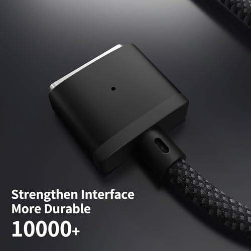 USB-C to Magnetic 3 Cable Compatible with Magsafe Charging Cable for 14” 16” MacBook Pro 2024 M3 Pro & Max, MacBook Air 2022 M2, MacBook Pro 2023 M2 Pro & Max – 6.6ft Black – Enhanced Compatibility and Speed