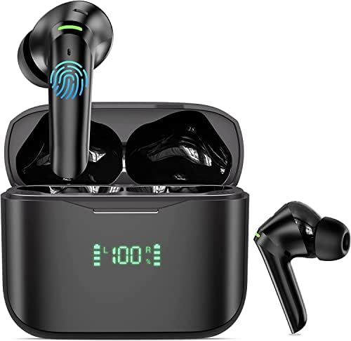 Revolutionary Bluetooth Noise Cancelling Earbuds with 80 Hours Playtime and IPX7 Waterproof – Ergonomic Fit for Ultimate Comfort and Superior Hi-Fi Sound for Android & i OS, Perfect for Active Lifestyles and Daily Use