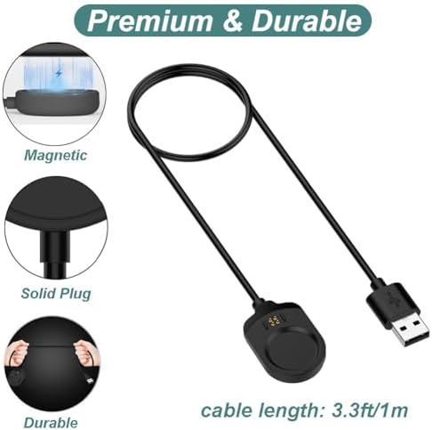 Ultra-Durable USB-C Charging Cable for Garmin MARQ Gen 2 – Fast 3.3 ft Power Cord for Seamless Smartwatch Usage – Ideal for Active Lifestyles and Travel Convenience – Reliable Replacement for Optimal Device Performance