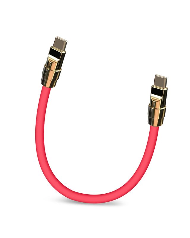 Compact Power Bank Friendly 240 W Fast Charging Cable – Color Block Chubby Silicone USB-C to USB-C Cable for i Phone 16, 15 Pro Max, Samsung, i Pad & Mac Book, 0.82 FT – Stylish Black & Purple Design for Enhanced Durability and Rapid Charging Solutions