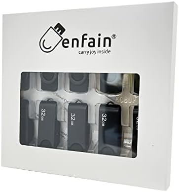 Enfain 10-Pack Red USB Flash Drives 16 GB – High-Speed USB 2.0 Memory Sticks with LED Indicator & 12 Labels for Easy Organization – Reliable & Portable Data Storage Solution for Professionals and Students