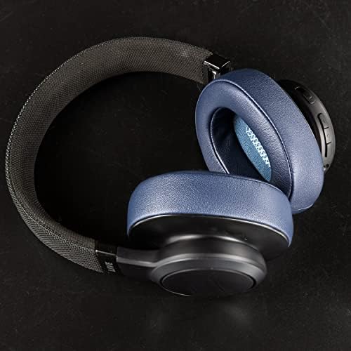 Upgrade Your JBL Live 500 BT Headphones with SOULWIT Premium Replacement Ear Pads – Luxurious Softer Protein Leather & Noise-Isolating Foam for Enhanced Sound Quality – Stylish Navy Blue Design for Ultimate Comfort and Compatibility