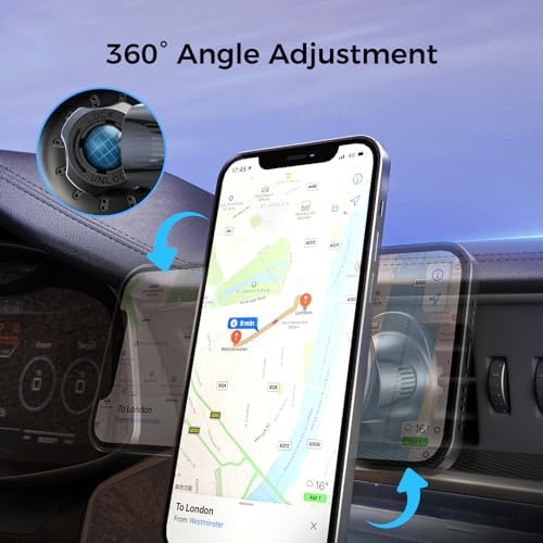 Mag Safe Car Vent Charger: Ultra-Fast Magnetic Mount for i Phone 16/15/14/13 Pro Max & Samsung S24 Series – Secure, Adjustable Holder for Effortless Navigation & Charging Convenience