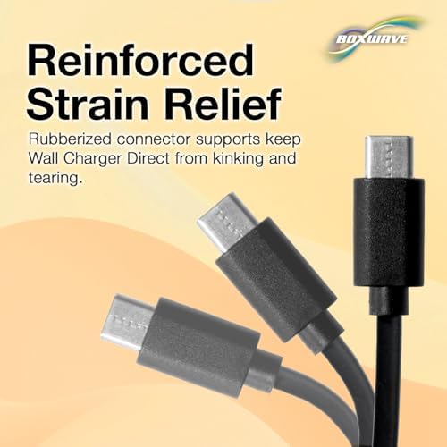 Box Wave 15 W Wall Charger for Cintwor RG35 XX Pocket Retro Handheld Console – Rapid Charge with 6 ft Built-In Cable for Extended Reach and Enhanced Compatibility, Perfect for On-the-Go Gamers