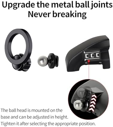 Ford F-150 2021-2024 Car Phone Holder – 360° Rotating Mag Safe-Compatible Mount for Secure, Hands-Free Use Without Obstructing Air Vents – Durable, Easy-Install Accessory for Modern Drivers