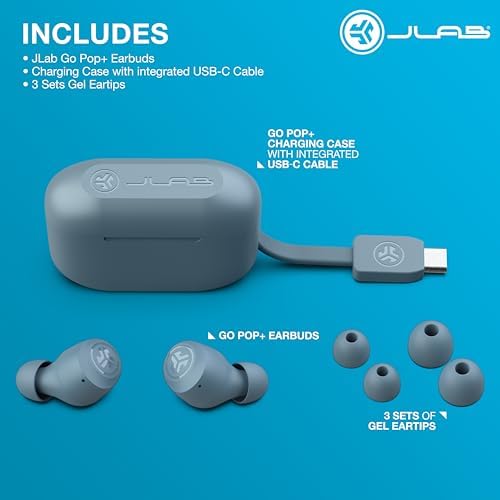 JLab Go Air Pop True Wireless Bluetooth Earbuds – Teal | IPX4 Sweat-Resistant for Active Lifestyles | Dual Connect Technology for Independent Listening | Bluetooth 5 for Effortless Pairing | Customizable Audio with 3 EQ Settings: Signature, Balanced, Bass Boost | Ultimate Comfort & Durability for On-the-Go Enthusiasts