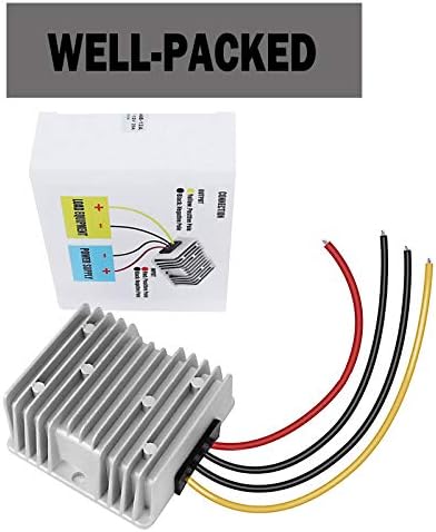 240 W Waterproof Step-Up Voltage Regulator Module – 12 V to 24 V Boost Converter for Automotive Power Supply Efficiency, Ideal for GPS, LED, and Audio Systems
