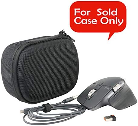 Ultimate Khanka Hard Travel Case for Logitech MX Master 3 / 3 S – Durable Protection & Optimal Performance with Replacement Mouse Feet Pads for Effortless Glide