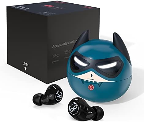 Kids’ Bluetooth 5.1 Wireless Earbuds – Adorable Waterproof Earphones with Dual Mics, 36-Hour Playtime, Hi-Fi Stereo Sound, and Gaming Mode – Perfect for Active Young Listeners and Learning on the Go