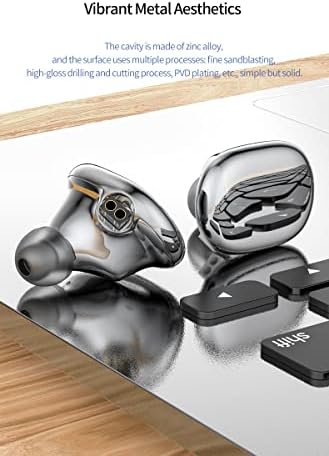 Transform Your Listening Journey with keephifi BLON BL-T3 High Fidelity In-Ear Monitors – Premium 11 mm Copper Clad Diaphragm for Deep Bass and Crystal Clear Vocals, Ergonomically Crafted for All-Day Comfort, Perfectly Suited for Sports, Gaming, and Music Enthusiasts, Enhanced Device Compatibility Featuring Built-in Mic for Effortless Hands-Free Communication – Lightweight Yet Durable Design to Complement Your Active Lifestyle