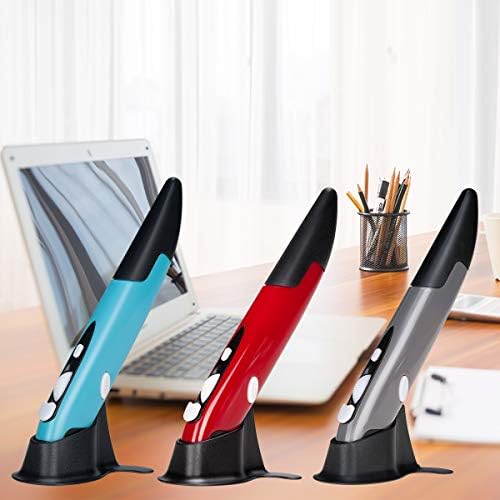 Transform Your Workflow with the Lychee Wireless Optical Pocket Pen Mouse – Compact 2.4 GHz Mini Air Mouse Featuring Adjustable 800/1200/1600 DPI for Ultimate Precision on PC, Laptop & Mac – Sleek Grey Design for On-the-Go Professionals and Students
