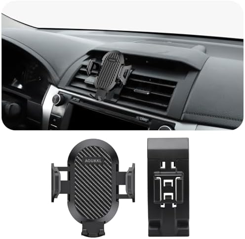Toyota Camry 2021-2024 Phone Holder – Secure 360-Degree Rotation Mount for 4.7-7 Inch Devices, Thick Case Compatible, Effortless Installation for Ultimate Driving Convenience