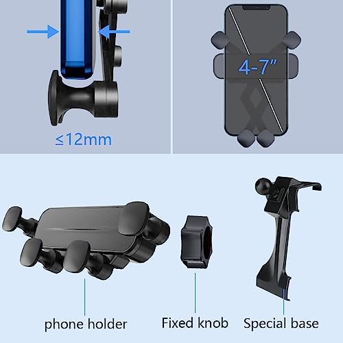 Premium Car Phone Holder Mount for Benz G-Class (2019-2024) – Custom-Fit Smartphone Accessory for AMG G63, G500, G55 W463 – Enhanced Safety with Adjustable Viewing Angles and Tool-Free Installation – Perfect Interior Upgrade for Modern Drivers