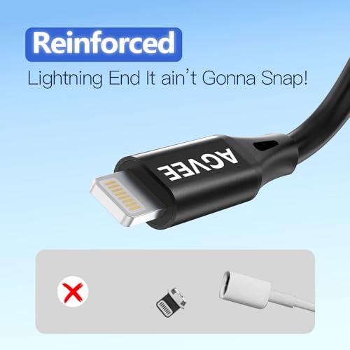 AGVEE 2 Pack 3 ft Coiled USB-C to Lightning Charging Cable – MFi Certified 30 W PD Fast Charging Cord for i Phone, i Pad, and i Pod with Tangle-Free Design in Sleek Dark Gray – Perfect for Car Use and Enhanced Device Performance