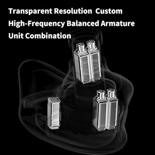 Experience the Ultimate Sound Revolution with FEDAI TRN ST7 In-Ear Monitor Earbuds – Cutting-Edge Hybrid Hi-Fi Earphones Featuring Dual Dynamic & Balanced Armature Drivers for Superior Noise Isolation and Crystal-Clear Audio Quality – Lightweight Wired Design Perfectly Tailored for Musicians and Audiophiles – Stylish Transparent Aesthetic for Maximum Comfort and Device Versatility