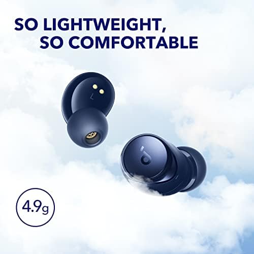 Discover Superior Sound with Soundcore by Anker Space A40 Wireless Earbuds – Unmatched Adaptive Active Noise Cancelling for 98% Noise Reduction, 50 Hours of Playtime, and High-Resolution Audio – Ergonomically Crafted for All-Day Comfort and Effortless Wireless Charging – Ideal for Music Lovers and Everyday Use