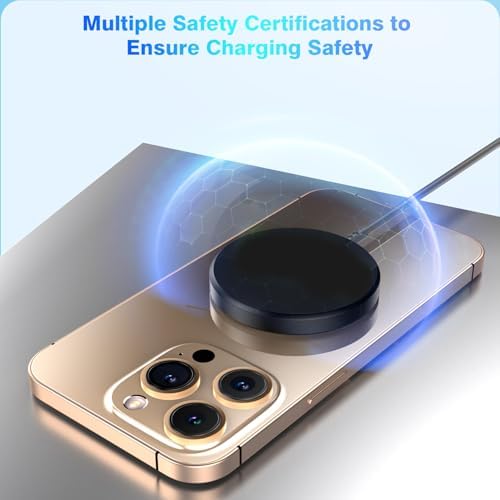 Elevate Your Charging Game with Our 15 W Magnetic Wireless Charger for i Phone 16 and More – 2-Pack with 6 FT Cable and 20 W PD Adapter for Ultimate Speed and Convenience – Strong Magnetic Grip, Intelligent Overcharge Protection, Perfect for Travel and Everyday Use – Compatible with i Phone Models 12 to 16, Plus, Pro, Max, and Air Pods Series – Experience a Seamless 3 X Faster Charging Solution and Stay Connected Anywhere, Anytime