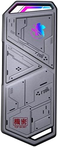 ROG Strix Arion M.2 NVMe SSD Enclosure: High-Speed USB 3.2 Gen 2 Type-C with Aura Sync RGB Lighting, Tool-Free Installation & Enhanced Compatibility for PCIe SSDs 2280/2260/2242/2230 – Ideal for Gamers and Content Creators