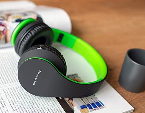 Experience the Ultimate in Comfort and Sound with Power Locus Stylish Purple & White Wireless Over-Ear Headphones – Hi-Fi Stereo Quality, Foldable Design for Travel, 12-Hour Battery Life, and Built-In Microphone for Hands-Free Calls – Perfectly Compatible with i Phone, Samsung, and LG Devices