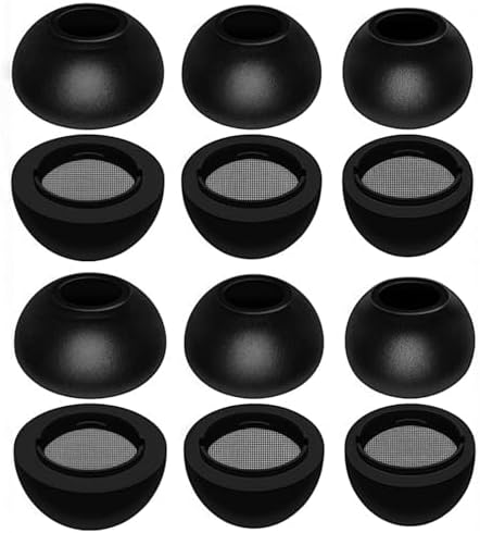 Premium Memory Foam Eartips for Galaxy Buds3 Pro – 6 Pairs of Silicone Noise-Canceling Tips for Ultimate Sound Isolation – Custom Fit for Samsung Galaxy Buds Pro 3 – Lightweight, Effortless Installation, Ideal for Daily Listening Experience