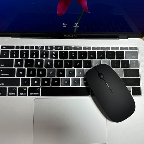 Premium Wireless Mouse for Mac and Windows – Ergonomic, Rechargeable, and Silent Click Design for Enhanced Productivity on Mac Book, Chromebook, and PC – Ideal for Travel and Home Office Setup – Durable and High-Precision Tracking