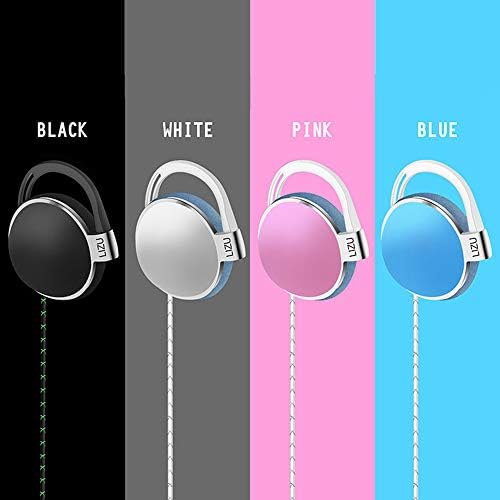 Portable Clip-On Earphones with Microphone – High-Quality Stereo Sound for i Phone & Android – Secure Fit, Call Control, and Sleek Black Design – Ideal for Active Lifestyles and Everyday Use – Exceptional Audio Experience