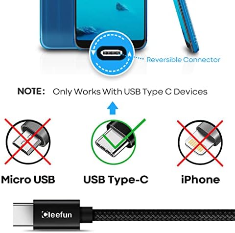 CLEEFUN 26 ft Long USB C Charging Cable – Premium Nylon Braided USB A 2.0 to Type C Cord for Fast Charging & Data Transfer, Ideal for PS5 Controller, Nintendo Switch, Galaxy Note, and USB-C Devices – Unmatched Durability and Flexibility