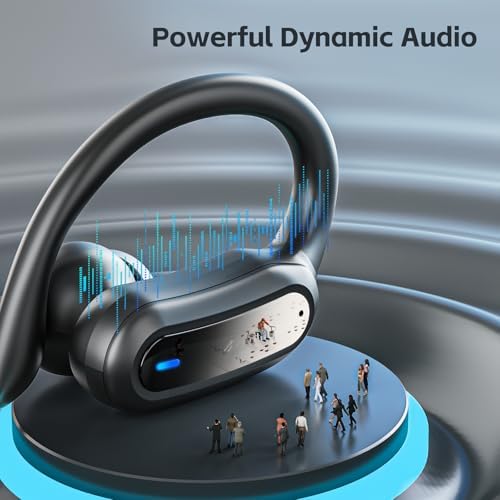 Revolutionary Bluetooth 5.4 Waterproof Earbuds with Advanced Noise Cancellation – Ergonomically Designed Sports Headphones for Unmatched Audio Quality and Seamless Connectivity – Perfect for Active Lifestyles and Intense Workouts