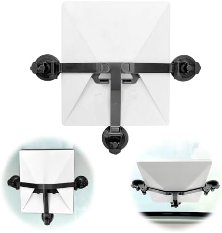 Maximize Your Mobile Connectivity with the Ultimate Portable Starlink Mini Sunroof Suction Cup Mount – Robust, Foldable Design for Car Windows and Sunroofs (Sleek Black) – Strong Suction for Unmatched Stability and Performance