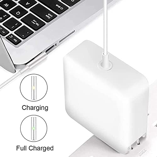 60 W Mac Book Pro Charger with L-Tip Magnetic Connector for Enhanced Compatibility – Lightweight, Portable Design for 13-inch Models (Pre-Mid 2012) – Fast, Safe Charging with Built-In Heat Dissipation and Secure Magnetic Connection – Perfect for Travelers and Everyday Use