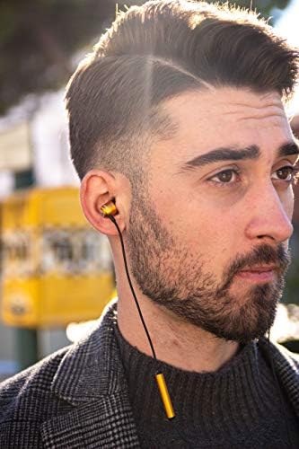 LUDOS Clamor Wired Earbuds – Premium Noise-Isolating In-Ear Headphones with Memory Foam Tips, Built-in Microphone, 5-Year Warranty – Perfect for i Phone and Samsung Users, Ideal for Students and Small Ears in Stylish Pink – Ultimate Sound Quality and Comfort for Everyday Use